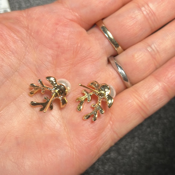 3/$25 Pearl Reindeer Stud Earrings - Picture 2 of 4